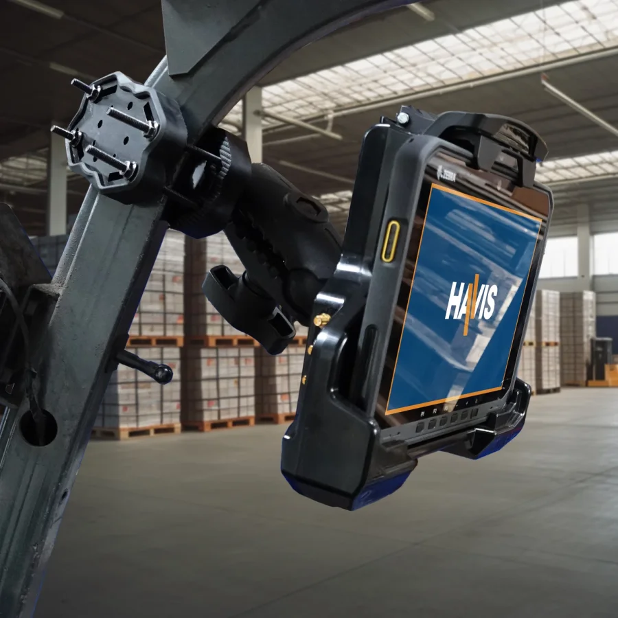 Havis Docking Station im Fahrzeug montiert