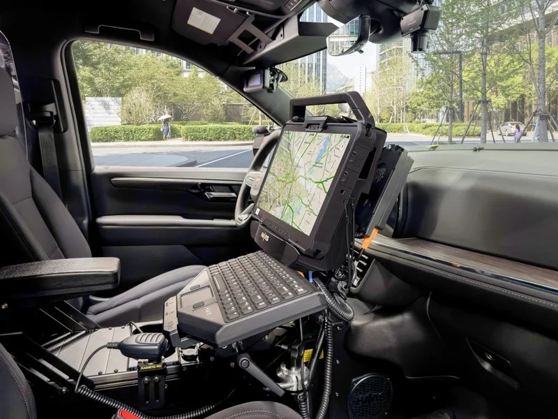 Havis Docking Station im Fahrzeug montiert